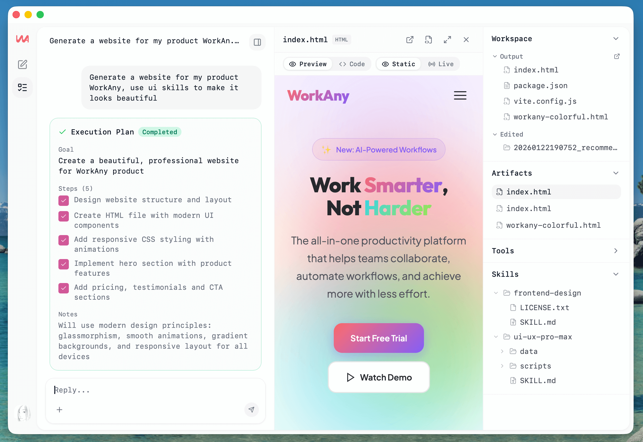 youbq/workanyfork: WorkAny - AI Agent Desktop Application - workanyfork ...